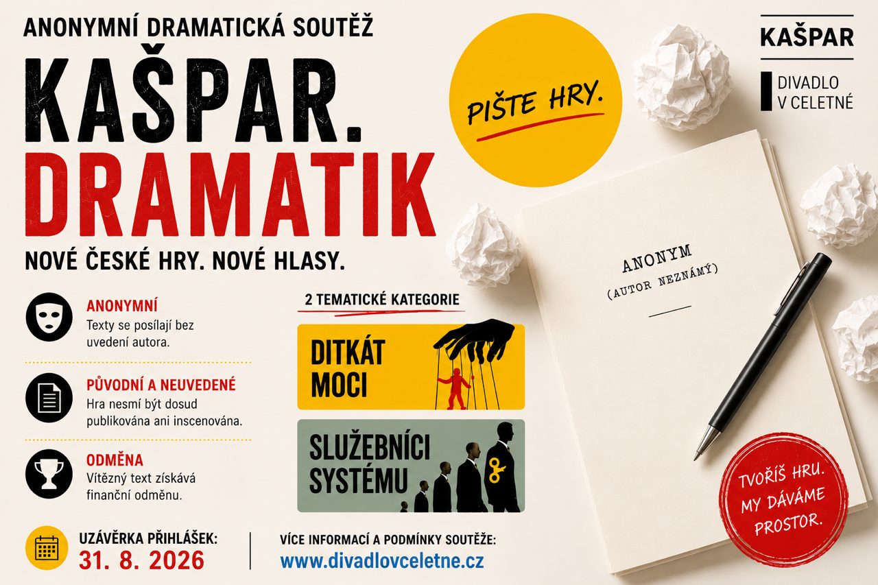 Druhý ročník dramatické soutěže KAŠPAR.DRAMATIK